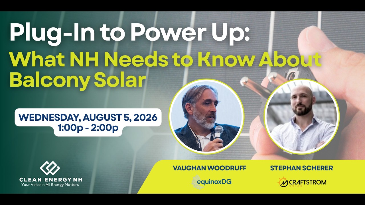 Plug-In to Power Up: What NH Needs to Know About Balcony Solar