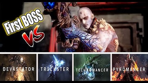 Outriders Final Boss Fight: Gauss Vs All 4 Classes (Devastator,Pyromancer,  Technomancer,Trickster)