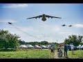 Ukrainian Air Force - Arrival to Gdynia Aerobaltic 2019 - 2x Su-27 - Su-24 - Il-76