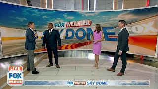 Bill Hemmer makes suprise visit on FOX Weather
