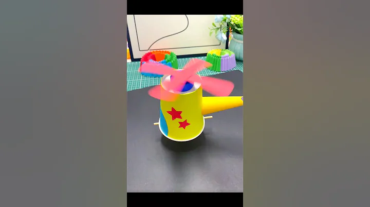 How to make a paper cup helicopter#diy#scienceexperiment#craft #diycrafts#tiktok#reels#instagram