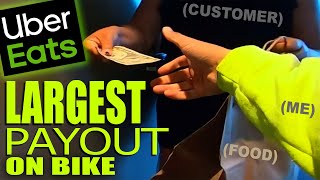 My LARGEST PAYOUT to date! Uber Eats eBike Delivery in SoCal LA County - Part 9