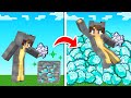 Using BONEMEAL To CLONE DIAMONDS! (Minecraft)