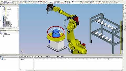 Robotic deburring using Tecnomatix Process Simulate
