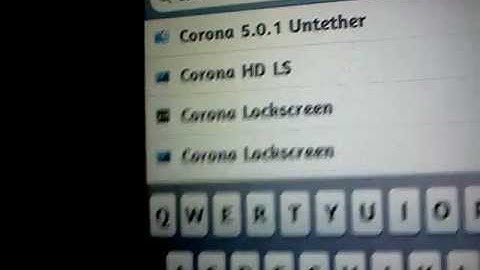 Untethered Jailbreak iOS 5.0.1 on iPod Touch 4G using Corona 5.0.1 untether