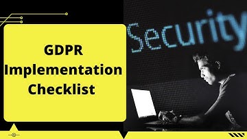 GDPR Implementation Checklist | General Data Protection Regulation (GDPR) Implementation Checklist