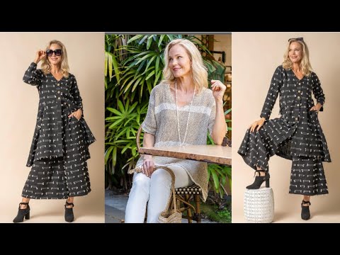 ОЧЕНЬ КРАСИВАЯ И МОДНАЯ В 50+ 60+💕МОДНЫЕ ОБРАЗЫ ДЛЯ ВЗРОСЛЫХ ЖЕНЩИН