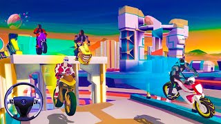 Best Gravity Rider Games । Space Bike Racing Game । Android Gameplay screenshot 3
