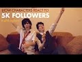 [MULTIFANDOM] How characters react to: 5K followers (eng & fr subs)