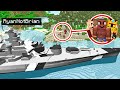 bringing a Minecraft BATTLESHIP to a "Peaceful" item trade.. #3