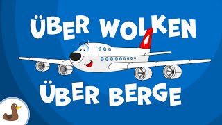 ✈️ Das Fliegerlied (Über Wolken, über Berge) - Fahrzeuglieder | EMMALU | Sing Kinderlieder Resimi