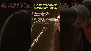 MOST STREAMED SONGS BY PIXIES #pixies #rock #80s #90s #music #rockmusic #spotify #viral
