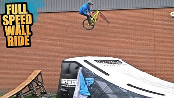 THE SICKEST FULL SPEED WALL RIDE  & KICKER RAMP SENDS - URBAN MTB FREERIDE