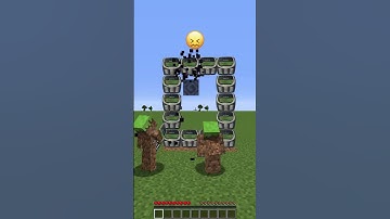 Durability Test Portal vs Breaking Emoji Reaction #meme #shorts #minecraft