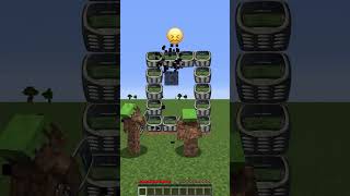 Durability Test Portal vs Breaking Emoji Reaction #meme #shorts #minecraft