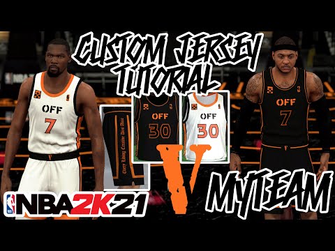 LV SUPREME CUSTOM JERSEY TUTORIAL! HYPEBEAST UNIFORM! HOW TO MAKE! GOAT  CREATION! NBA 2K21 MyTeam! 