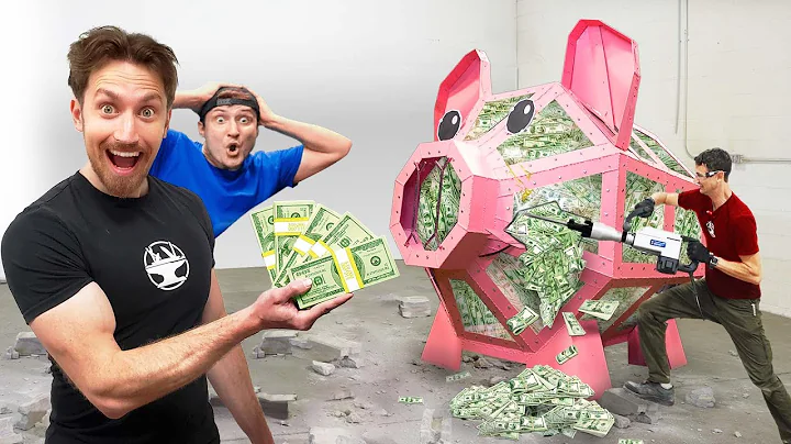 $10,000 if you can break the PIGGY BANK (CHALLENGE)