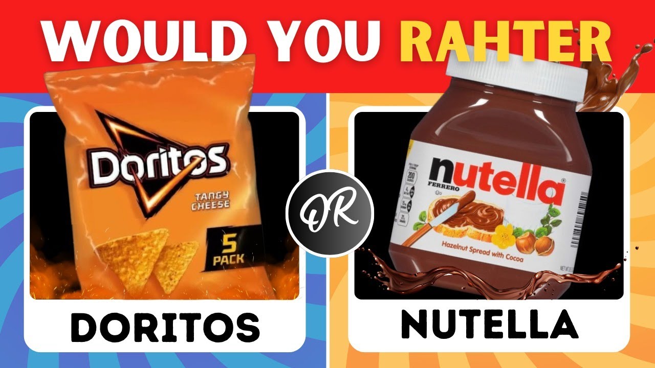 Would You Rather Savory Vs Sweet Edition Pick One kick One Quiz YouTube