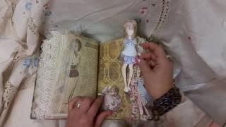Vintage Paper Doll Junk Journal for Swap
