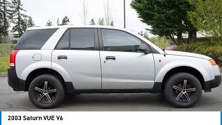 Career Overview 2003 Saturn VUE Lynwood WA 34869