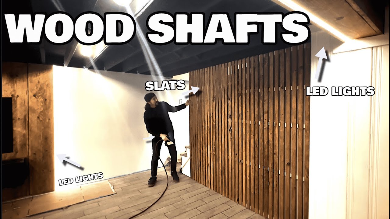 How To Build a PROPER SLAT WALL - YouTube