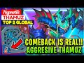Comeback Is Real!! Aggresive Thamuz Intense Match [ Top 2 Global Thamuz ] Hypnotik - Mobile Legends