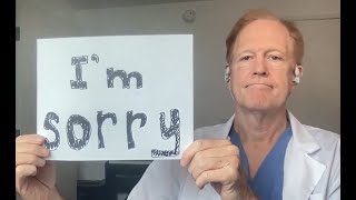 An apology to my patients.