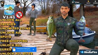Game Mancing Offline Terbaik Android 2023 Profesional Fishing Mod V Gameplay screenshot 2