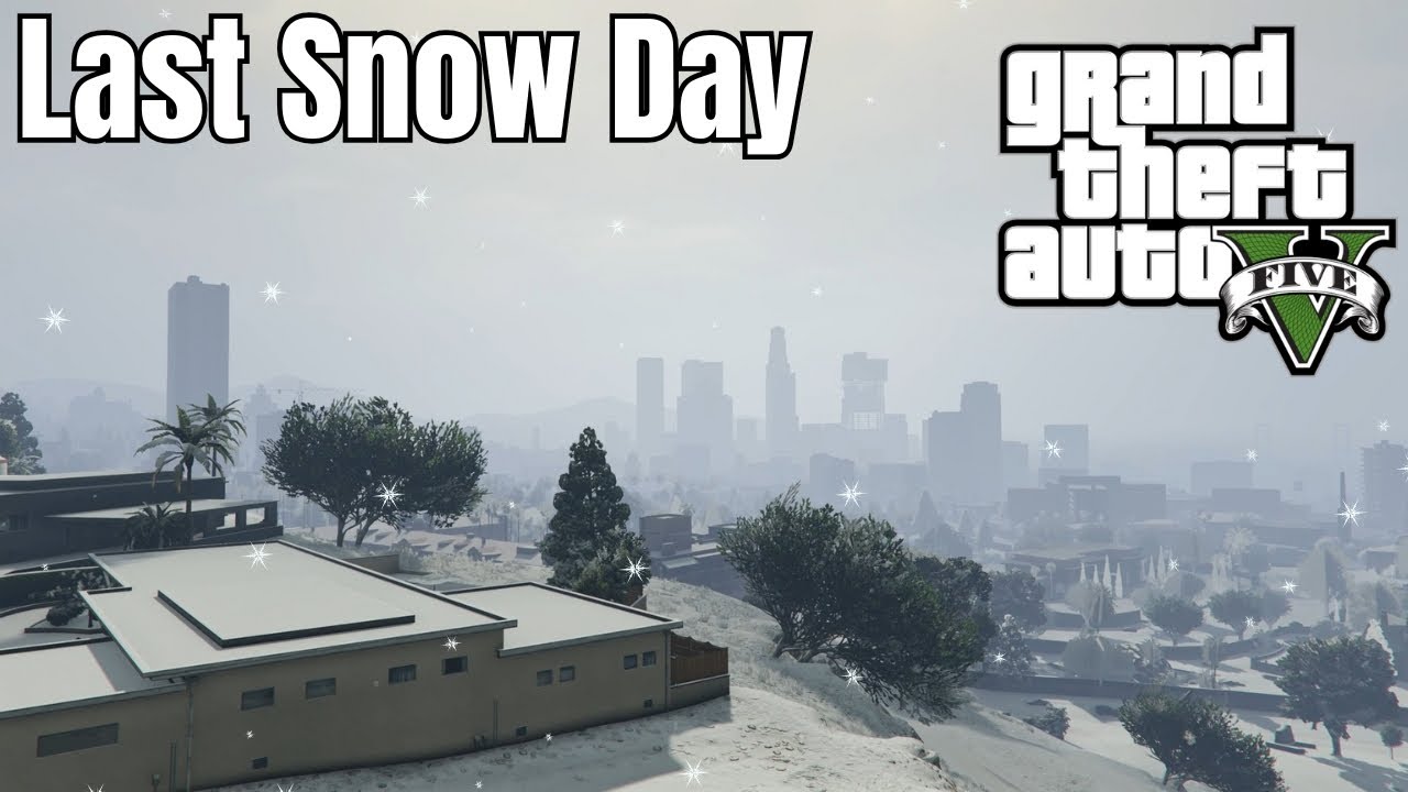GTA 5 Last Snow Day Christmas Music Video YouTube 