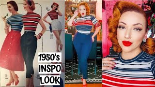 1950&#39;S CATALOG INSPO | Get Ready With Me