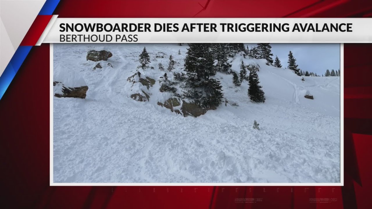 Avalanche death on Berthoud Pass - YouTube