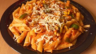 Pasta Recipe|Red Sauce Pasta Recipe|Cheese Pasta Recipe|Indian Style Red Sauce Pasta|Homemade Pasta|