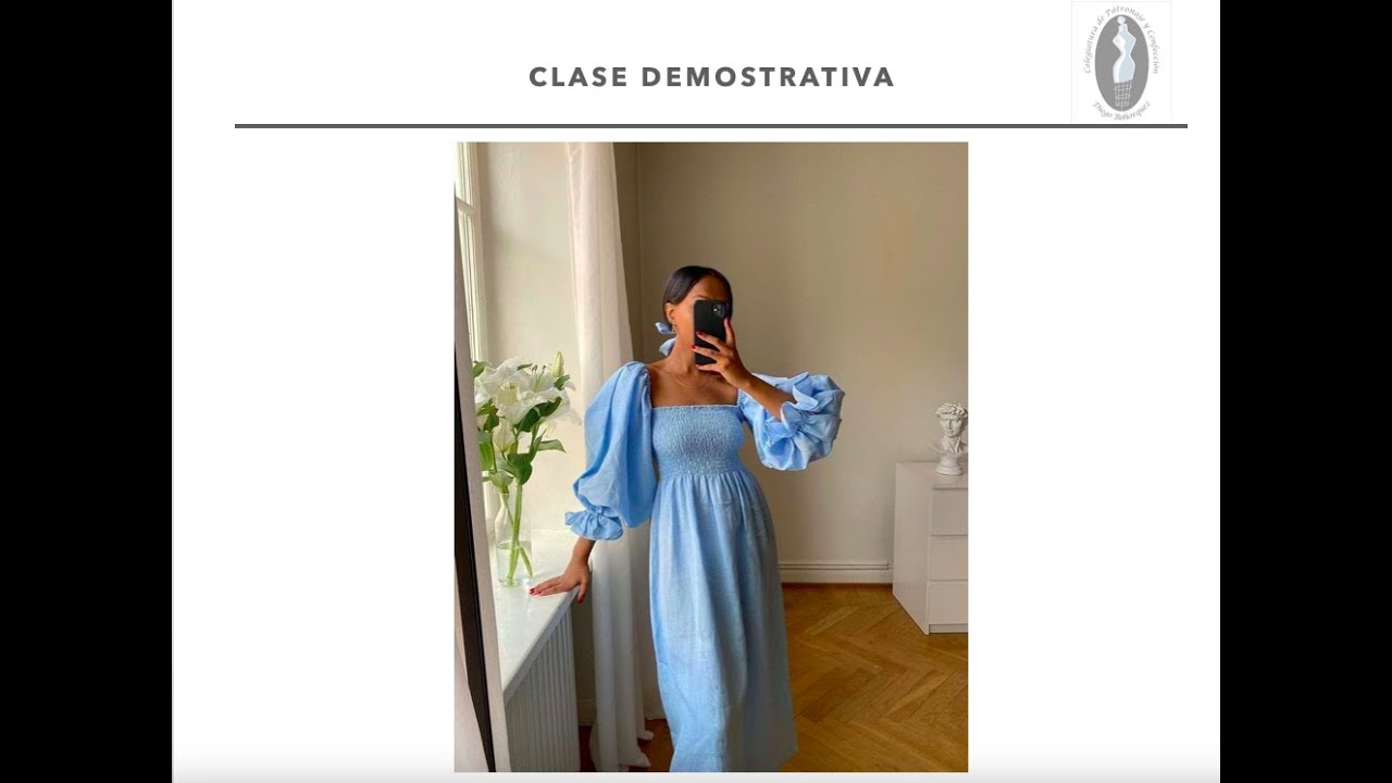 Clase Demostrativa   Vestido para Embarazadas