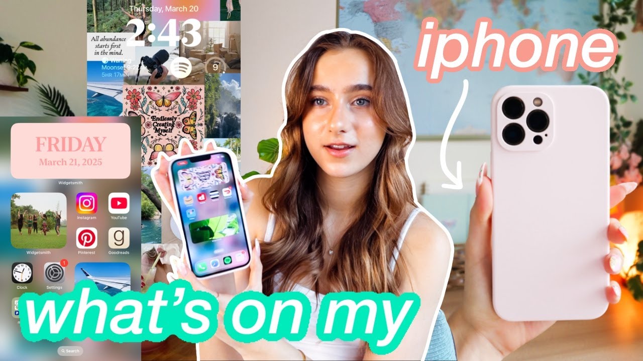 WHAT'S ON MY iPHONE 2025 ✨ Manifestation & Productivity Setup!