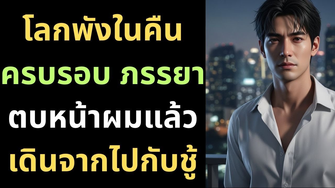 โลกพังในคืนครบรอบ ภรรยาตบหน้าผมแล้วเดินจากไปกับชู้