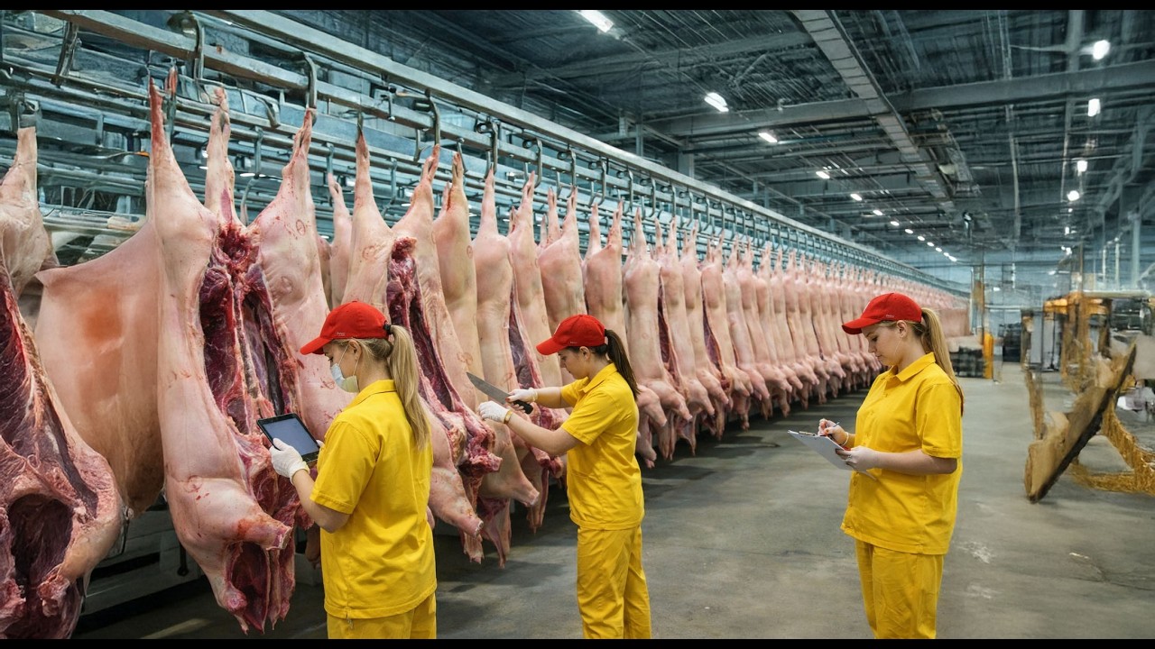 Inside a Mega Pork Factory – From Automated Rail to Supermarket Shelf