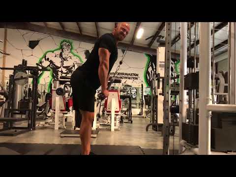 Cable Tricep Pushdown with Rope with Pre-Exhaust Iso Hold