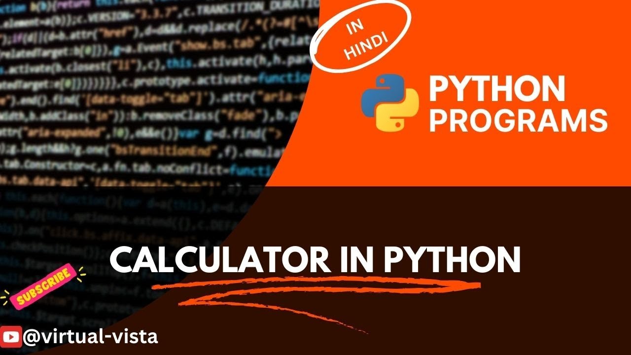 Calculator in python - YouTube