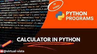 Calculator in python