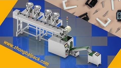 Automatic Sorting Counting Packing Machine for Small Parts