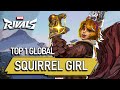 TOP #1 GLOBAL SQUIRREL GIRL ! ma8040 - MARVEL RIVALS PRO