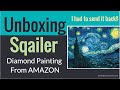 Unboxing (They made a Mistake!) - Starry Sky by Sqailer (off Amazon) - Full Square Diamond Painting