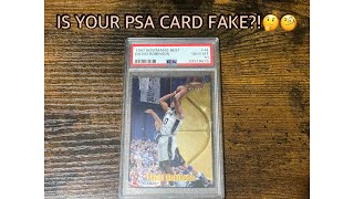 How To Verify PSA Cards Are Authentic!!