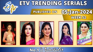 This Week Trending etv TV Serials | etv TV Serials TRP Ratings | TRP of Telugu Serials
