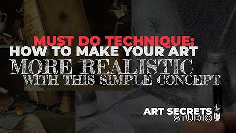 How To Make Your Art More Realistic with This Simple Concept - A Must in Drawing!