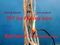 Ice fishing lure retriever tool DIY