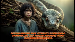 VIRAL ‼️ANAK YATIM PIATU BERSAHABAT DENGAN ULAR PITON RAKSASA DI HUTAN KALIMANTAN