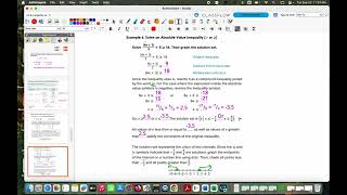 2.2 Notes (part 2): Solving Absolute Value Inequalities