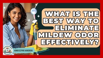 What Is The Best Way To Eliminate Mildew Odor Effectively? - Homekeeping Handbook