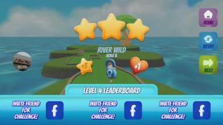 Mini Golf Stars 2 River Wild Levels 1 - 8 all 3 stars screenshot 2